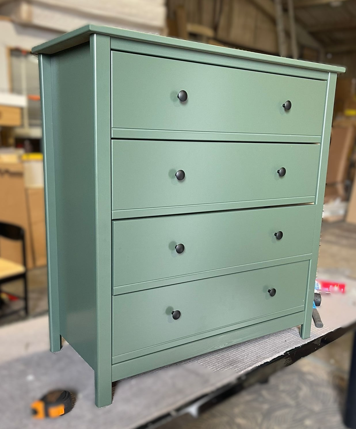 Assembled Habitat Brooklyn 4 Drawer Chest of Drawers - Green